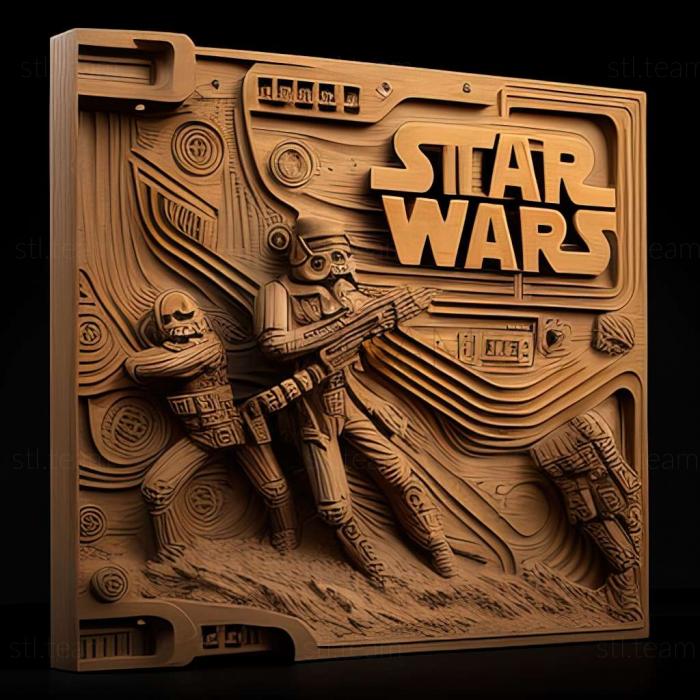 3D model Star Wars Rebel Assault game (STL)